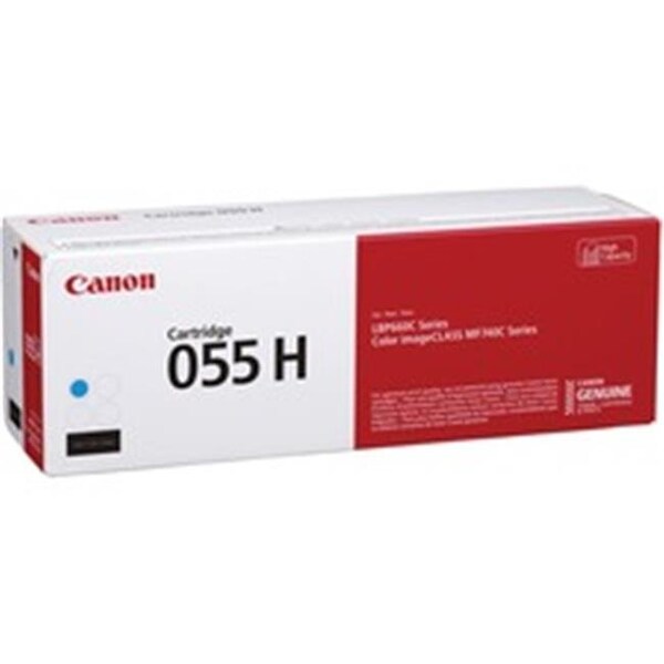 Canon CNMCRTDG055HC ImageCLASS High Yield Toner 055H Cartridge; Cyan CNMCRTDG055HC - main